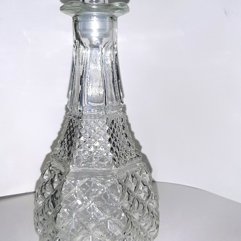 Glass Decanter (crystal?)